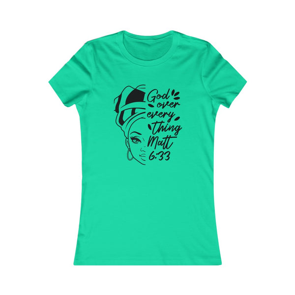 God Over Everything Fitted Tee