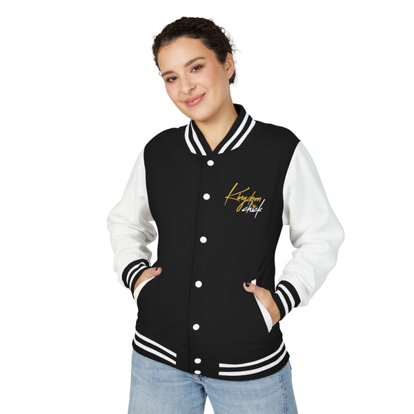 Letterman Jacket - Retro Script Logo Varsity Jacket