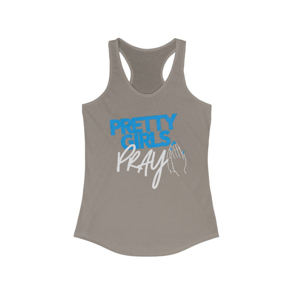 Pretty Girls Pray Women's Racerback Tank