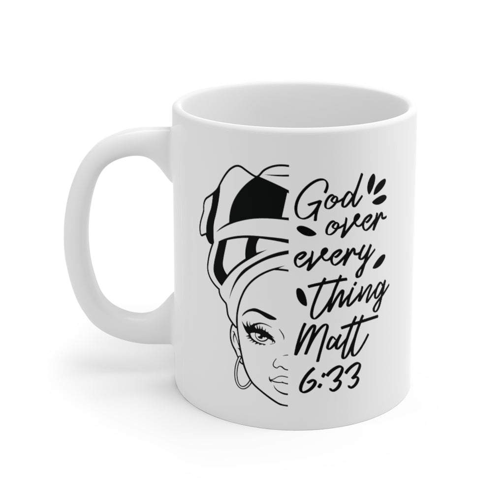God Over Everything Ceramic Mug
